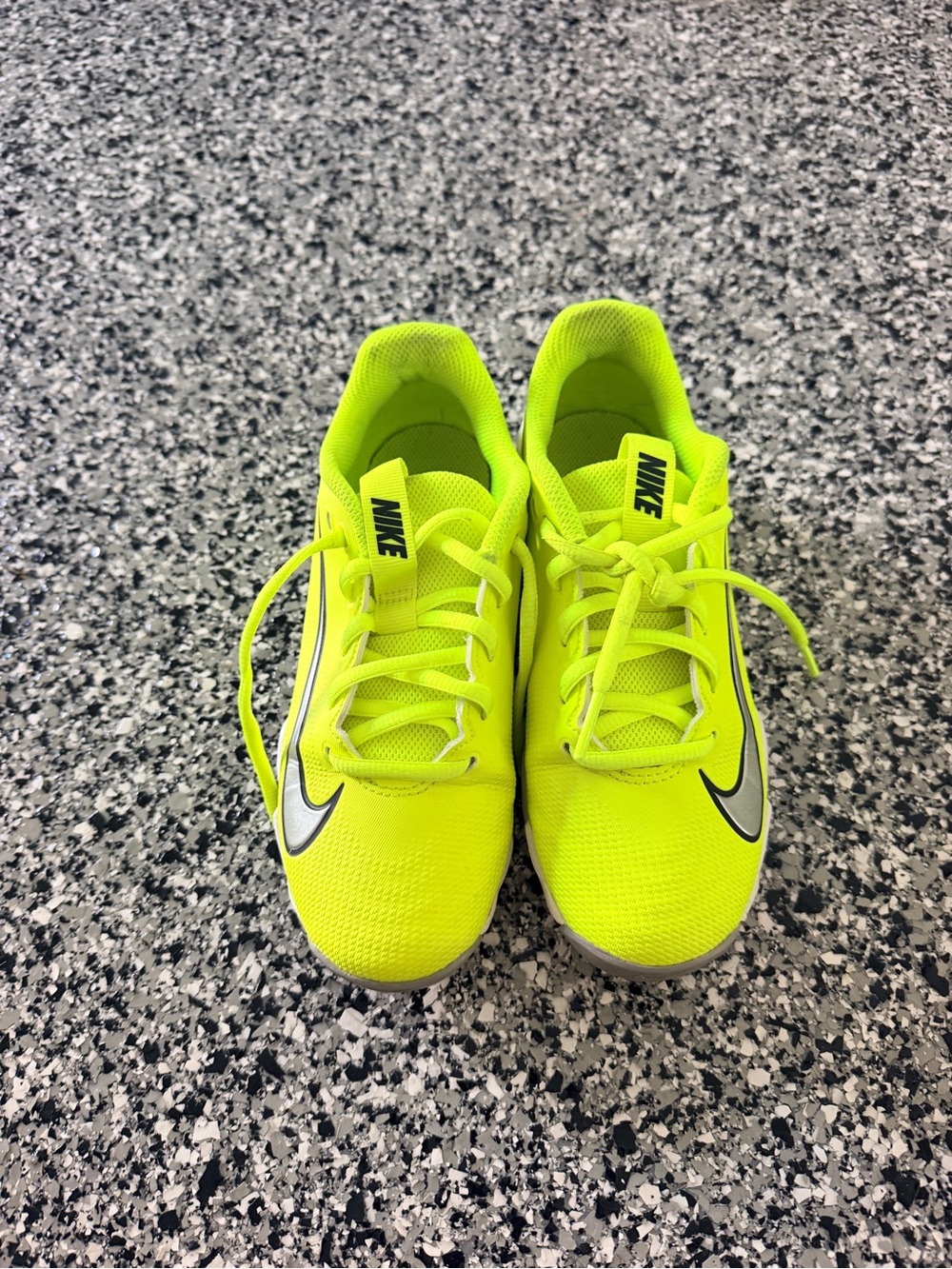 Nike Kids High-Visibility Yellow Athletic Sneakers